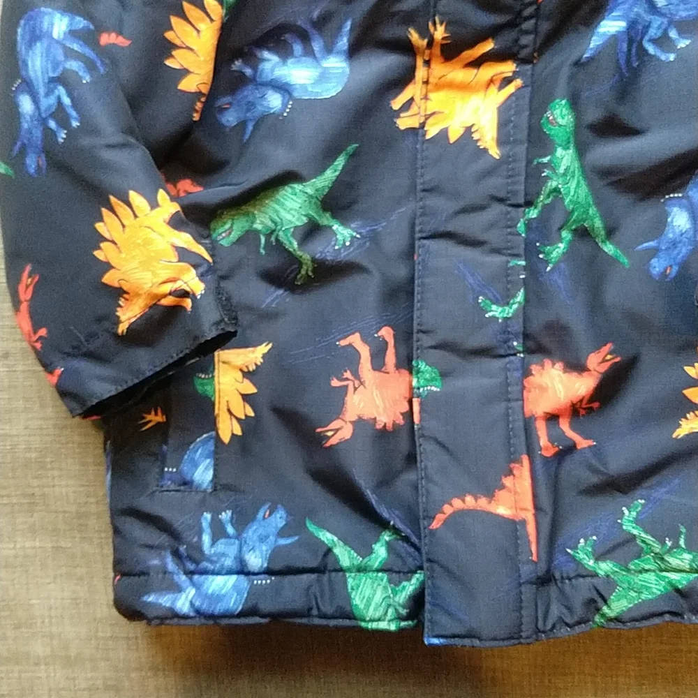 Navy Blue Dinosaur Jacket Shell 18-24m